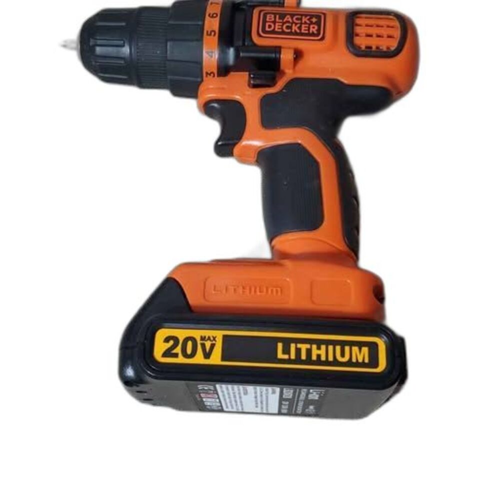 BLACK+DECKER 20V MAX* Cordless Drill/Driver Variable Speed - LDX220C no charger